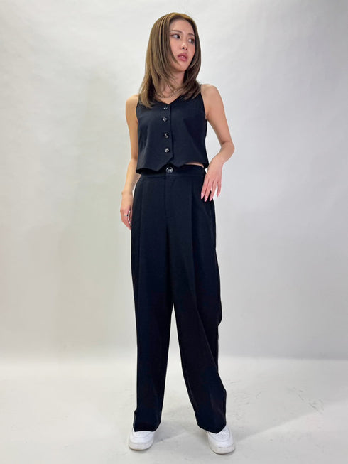 スリーブレスジャケットベスト