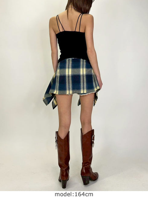 ロゴ刺繍キャミトップ