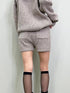 MIXニットショートパンツ