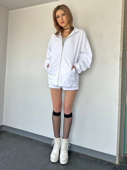 スタンドネックスウェットセットアップ