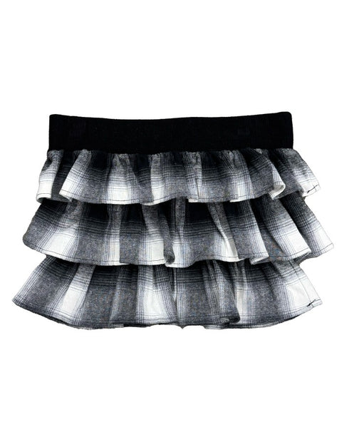 チェック柄ベアトップス