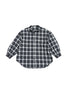 ウォームチェック柄オーバーシャツ