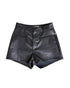 デザインポケットフェイクレザーショートパンツ