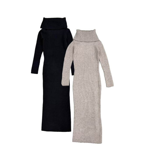 2WAYロングニットワンピース