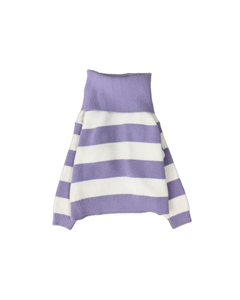 2WAYボーダーニットトップス