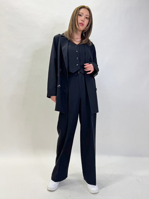 スリーブレスジャケットベスト