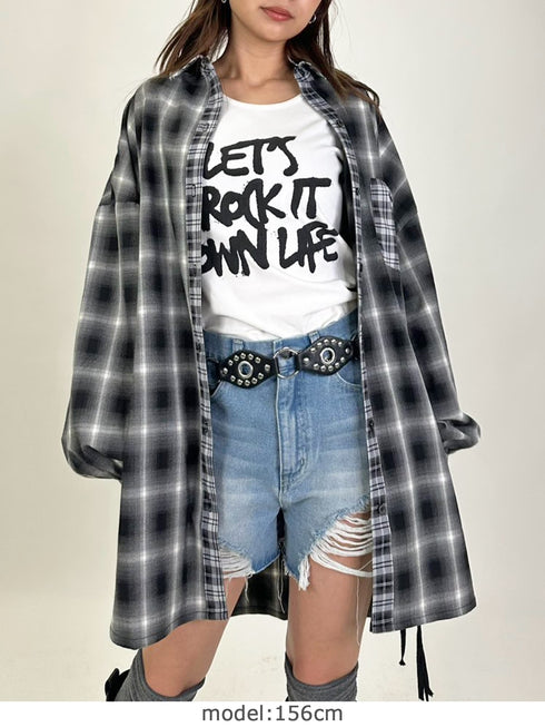 手書き風ロゴTシャツ