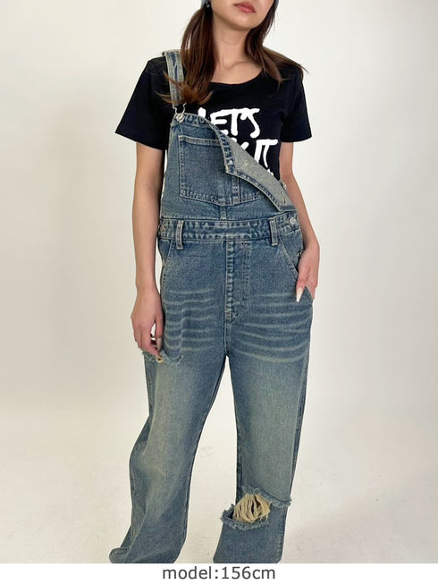 ヴィンテージデニムオーバーオール