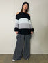 3カラー肩あきニットトップスⅡ