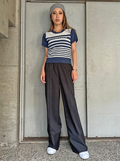 グラム・ヴィンテージボーダーニットトップス