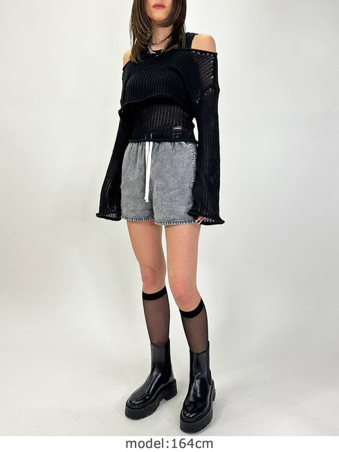 ケミカルショートパンツ