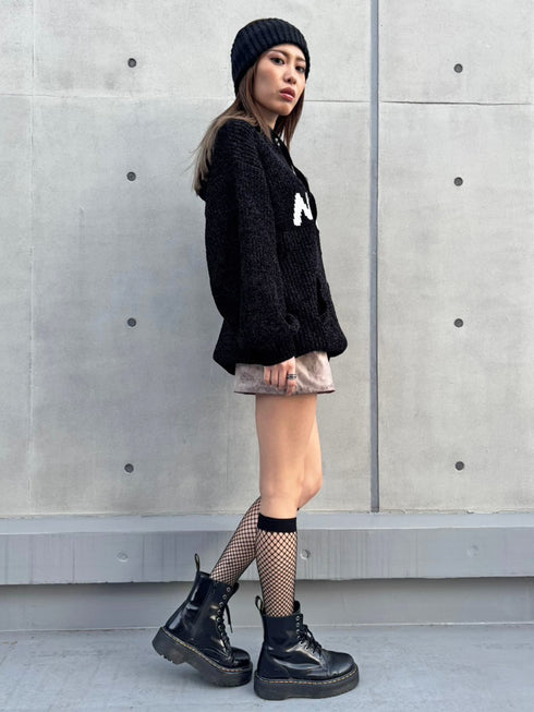 NEWLYモールニットトップ