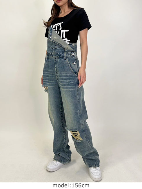 ヴィンテージデニムオーバーオール