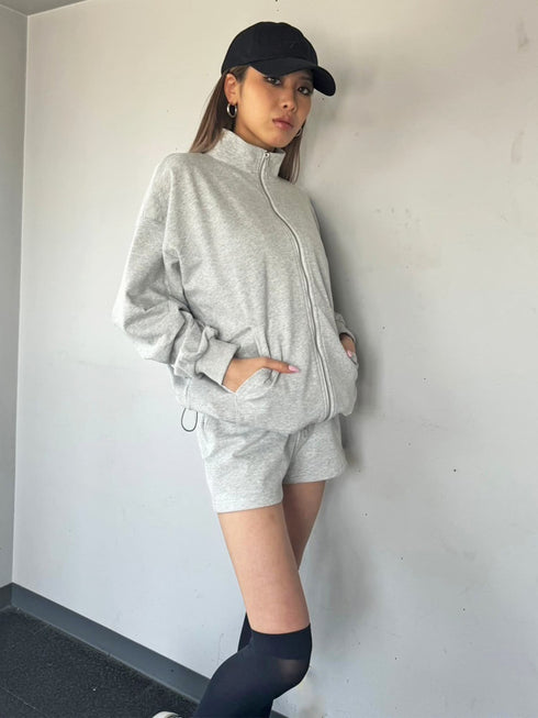 スタンドネックスウェットセットアップ