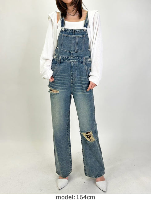 ヴィンテージデニムオーバーオール