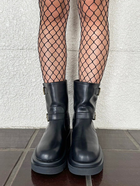 2ベルトエンジニアショートブーツ