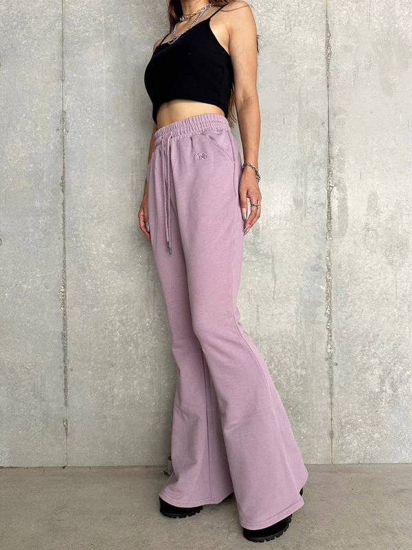 ロゴ刺繍加工風スウェットパンツ