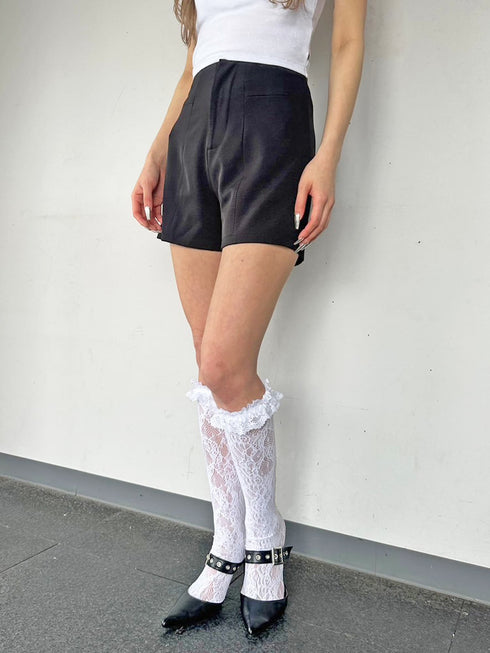 ハイウエストショートパンツ