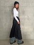 レースシャツライクロングスカート