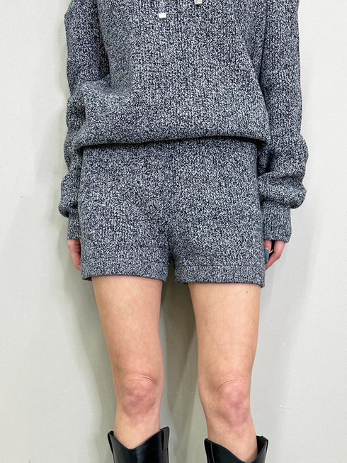 MIXニットショートパンツ