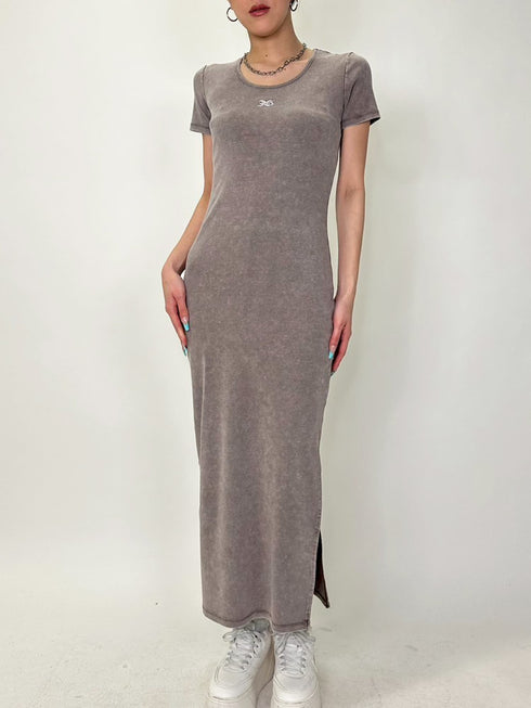 加工タイトロングワンピース