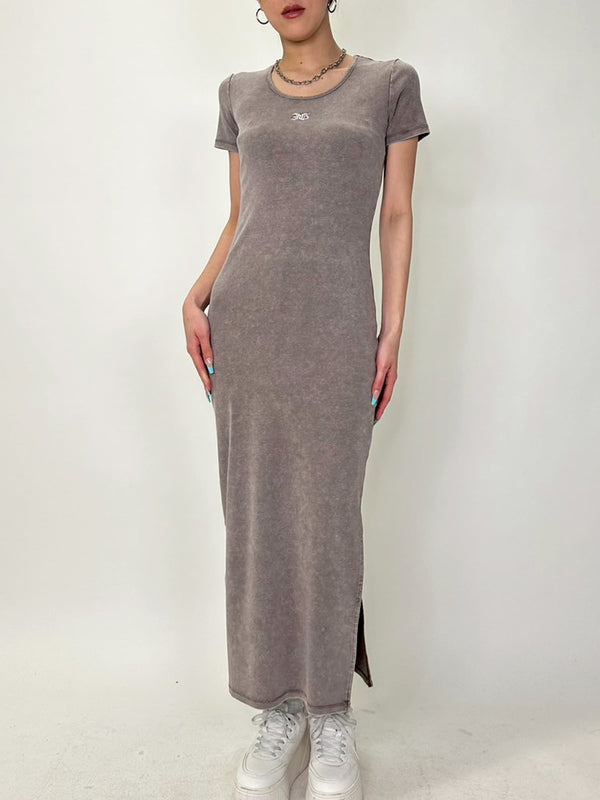 加工タイトロングワンピース