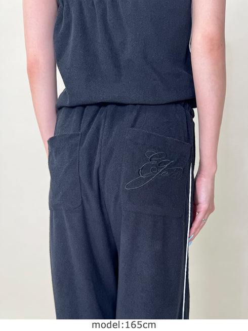 ポケットロゴパイルベアオールインワン