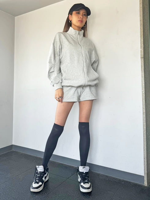 スタンドネックスウェットセットアップ