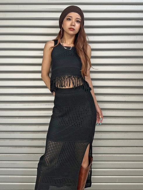 クロシェ編みセットアップ