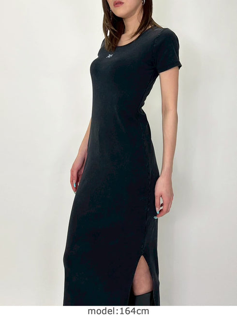 加工タイトロングワンピース