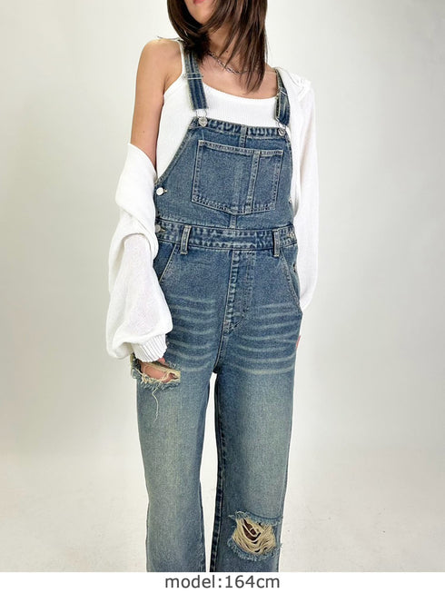ヴィンテージデニムオーバーオール