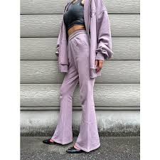 ロゴ刺繍加工風スウェットパンツ