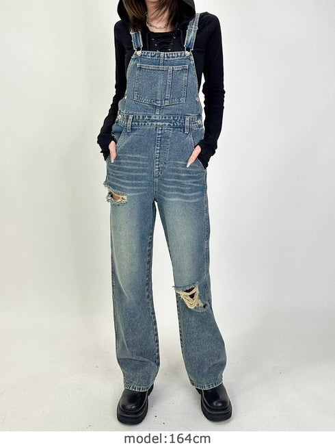ヴィンテージデニムオーバーオール