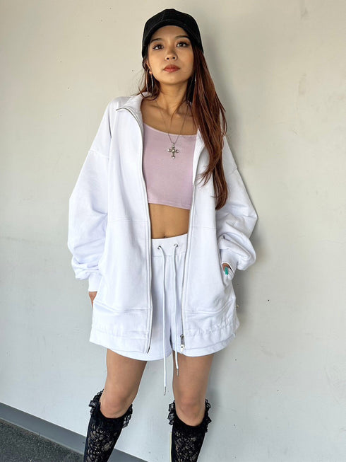 スタンドネックスウェットセットアップ