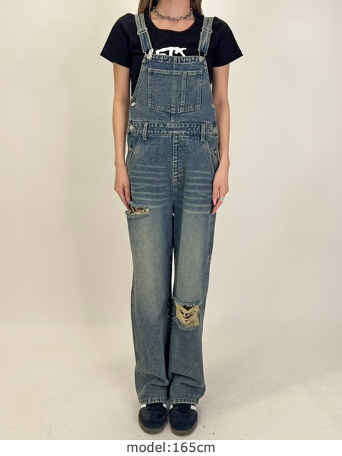 ヴィンテージデニムオーバーオール