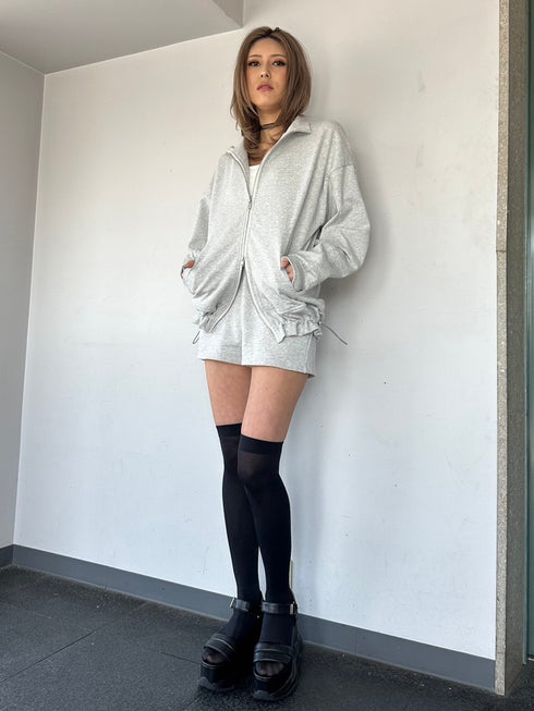 スタンドネックスウェットセットアップ