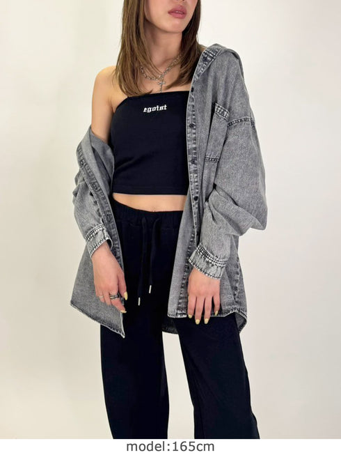 ケミカルフードシャツ