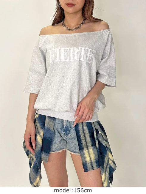 FIERTE オフショルトップス