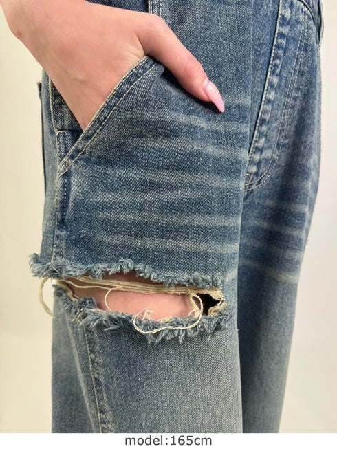 ヴィンテージデニムオーバーオール