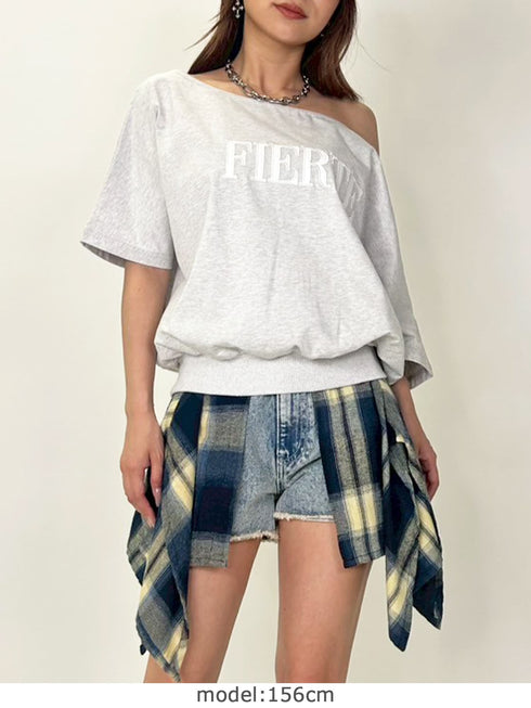 FIERTE オフショルトップス