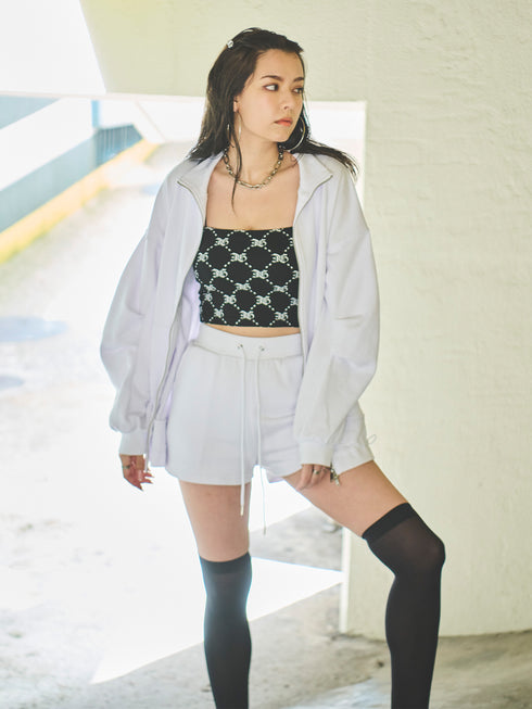 スタンドネックスウェットセットアップ