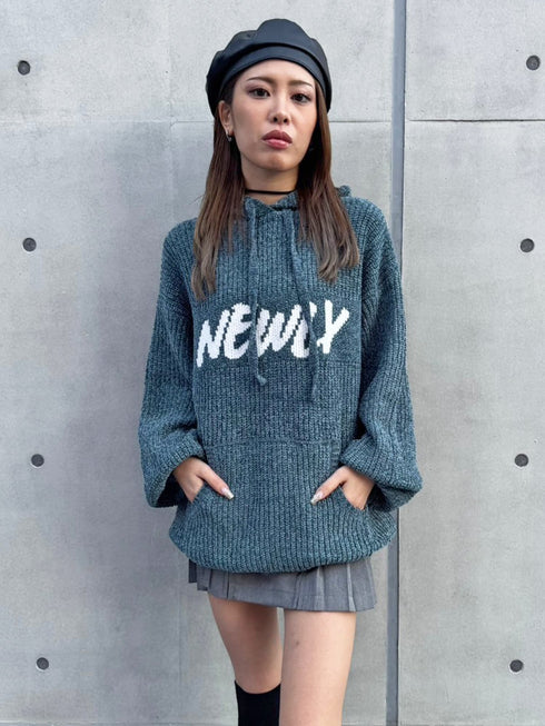 NEWLYモールニットトップ