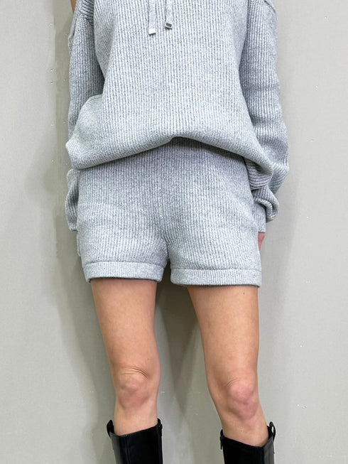 MIXニットショートパンツ