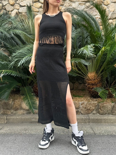 クロシェ編みセットアップ