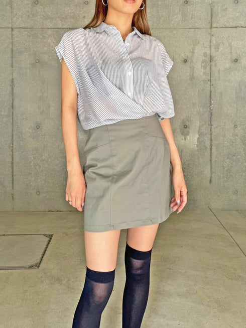 シャツドッキングワンピース