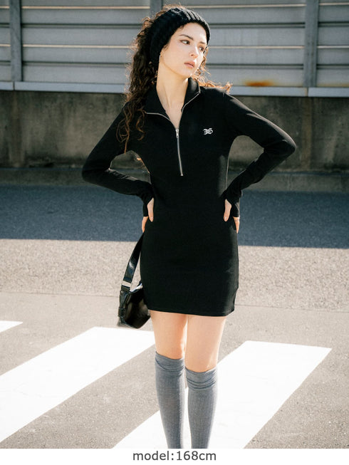 ハーフZIPミニワンピースⅡ
