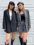 ワイドベルト付ダブルジャケット