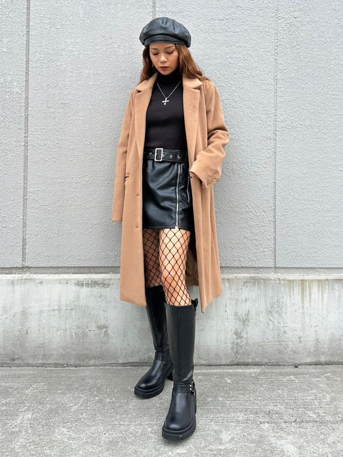 3釦Iラインチェスターコート