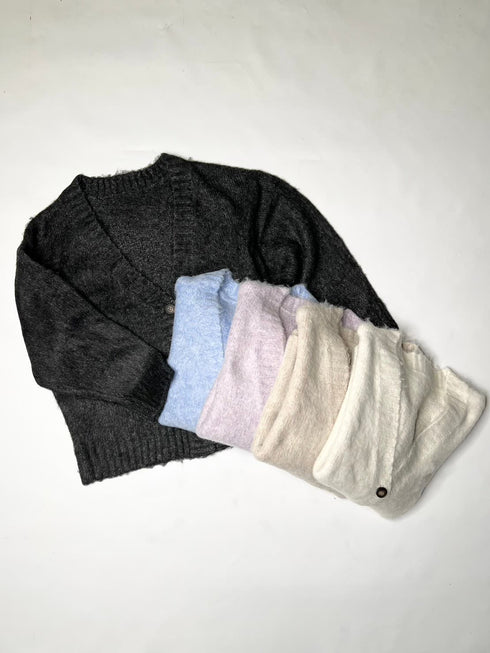 ロングシャギーオーバーカーディガン