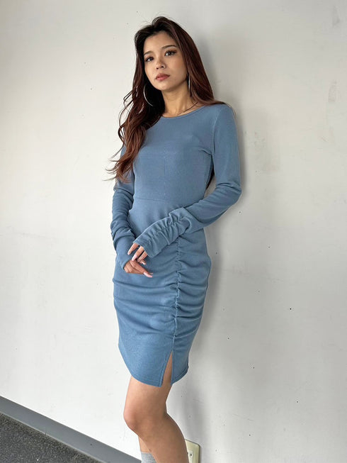 ギャザーリブミニワンピース